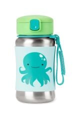 Skip Hop Zoo Paslanmaz Çelik Pipetli Suluk Ahtapot