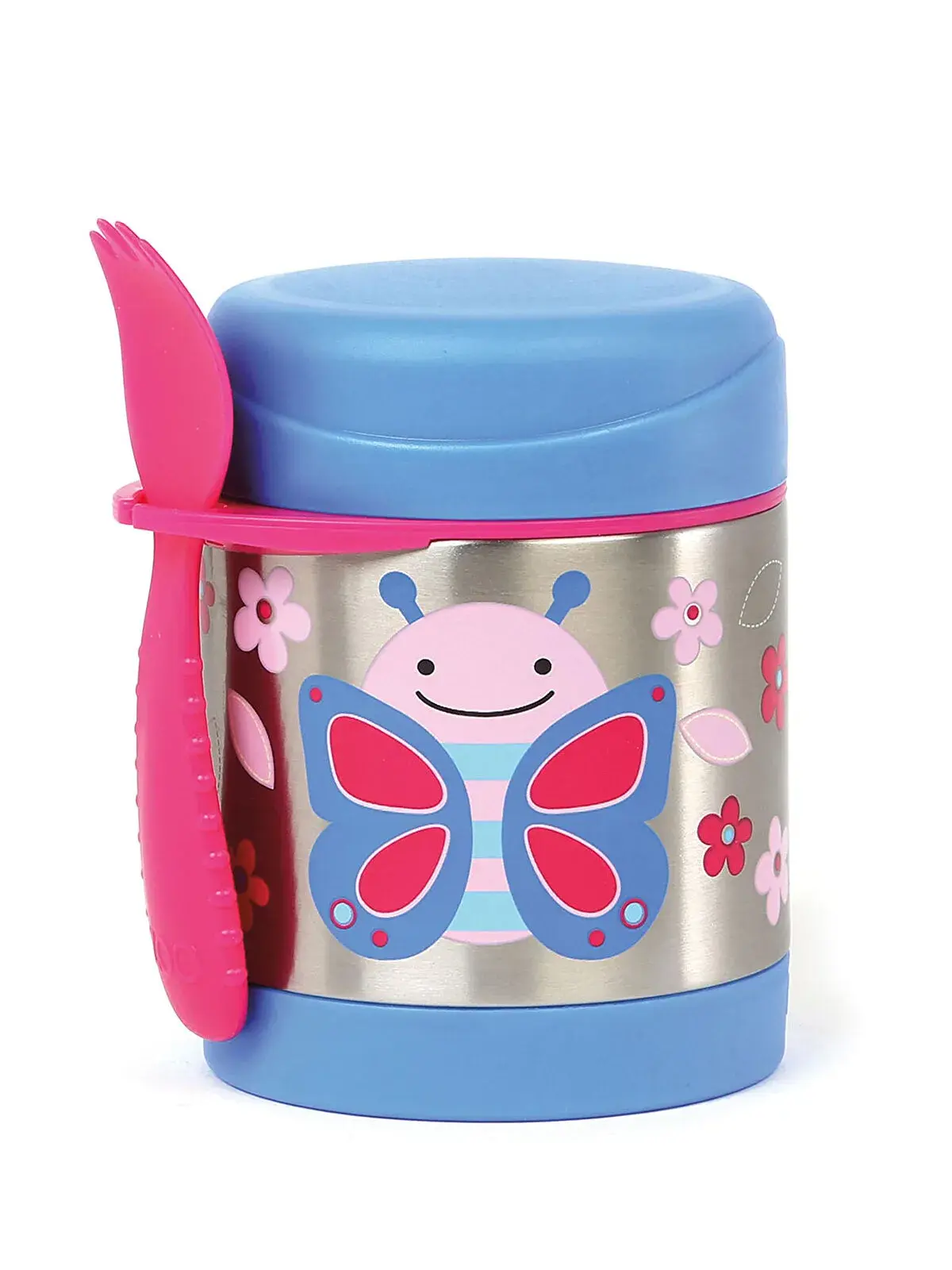 Skip Hop Paslanmaz Çelik Mama Saklama Termosu Kelebek