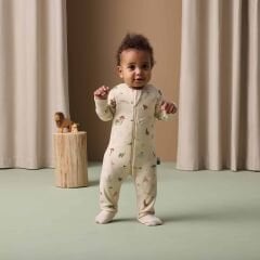 Ergopouch 1.0 TOG Organik Pamuklu Patikli Pijama Tulum Savannah