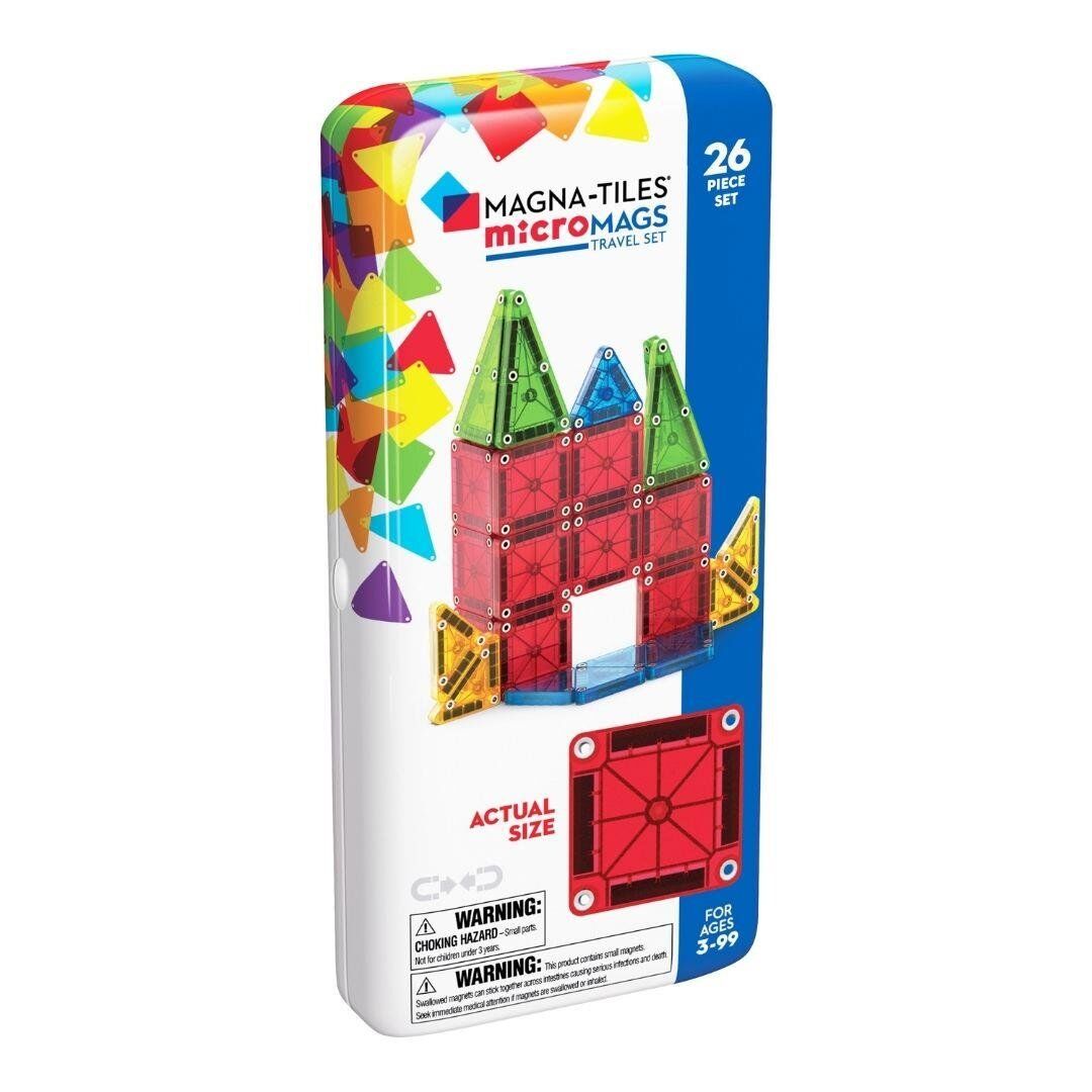 MAGNA-TILES® - Travel Set - Seyahat Seti Manyetik Bloklar - 26 Parça