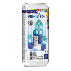 MAGNA-TILES® - WinterWonderland Travel Set - Seyahat Seti Manyetik Bloklar - 26 Parça