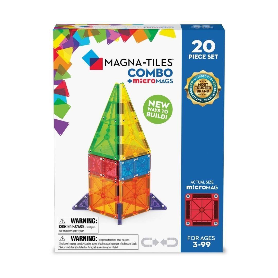 MAGNA-TILES® - Combo + microMAGS Manyetik Bloklar - 20 Parça