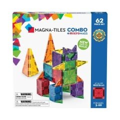 MAGNA-TILES® - Combo + microMAGS Manyetik Bloklar - 62 Parça