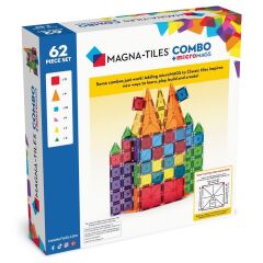 MAGNA-TILES® - Combo + microMAGS Manyetik Bloklar - 62 Parça