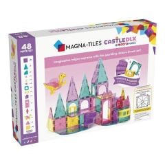 MAGNA-TILES® - Castle DLX - Prenses Şatosu Manyetik Bloklar - 48 Parça