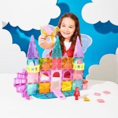 MAGNA-TILES® - Castle DLX - Prenses Şatosu Manyetik Bloklar - 48 Parça