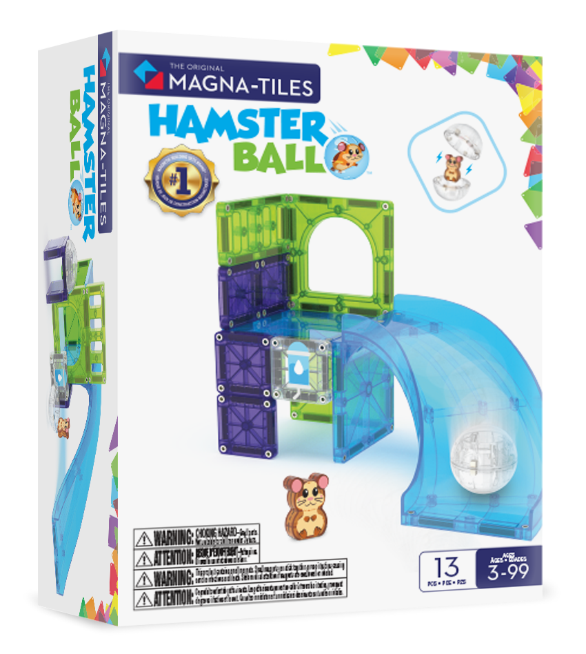 MAGNA-TILES® - Hamster Ball Manyetik Bloklar - 13 Parça