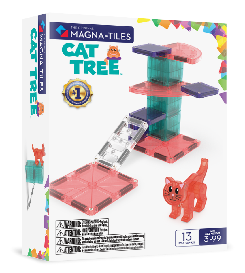 MAGNA-TILES® - Cat Tree Manyetik Bloklar - 13 Parça