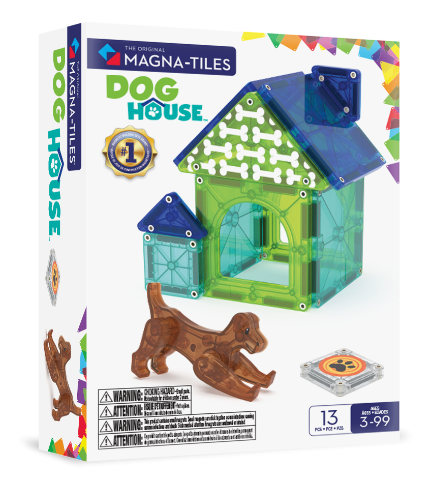 MAGNA-TILES® - Dog House Manyetik Bloklar - 13 Parça