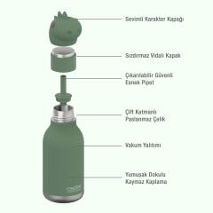 Asobu Bestie Bottle - Dinosaur