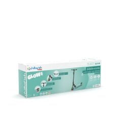 ChillaFish Flexxi Glow - Işıklı Katlanabilir 2 Tekerlekli Scooter - Mint (5 Yaş+)