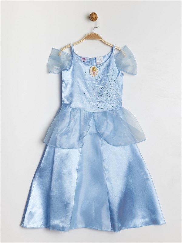 Trio Oyuncak Disney Cindirella Lisanslı Çocuk Kostüm Elbise 7-9 Yaş
