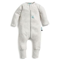 Ergopouch 1.0 TOG Organik Pamuklu Patikli Pijama Tulum - Grey Marle