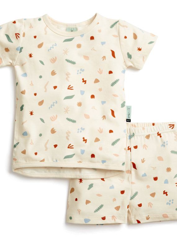 Ergopouch 0.2 TOG Organik Pamuklu 2 Parça Kısa Pijama - Desert Bloom