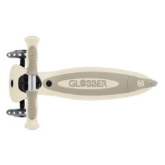 Globber Go Up Baby 360 Işıklı Scooter - Koyu Bej