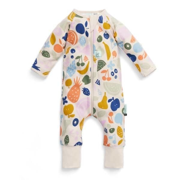 Ergopouch 1.0 TOG Organik Pamuklu Patikli Pijama Tulum - Fruit Salad