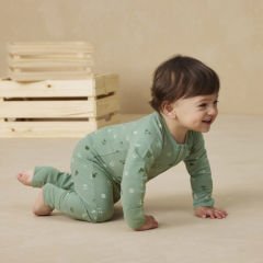 Ergopouch 1.0 TOG Organik Pamuklu Patikli Pijama Tulum - Sweet Orchard